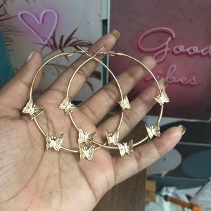 Butterfiless Hoops🦋