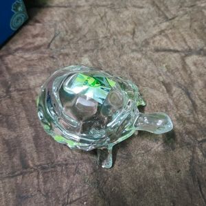 #New# Glass Turtle Set For Good Luck & Positive En