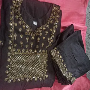 Black Kurta Set