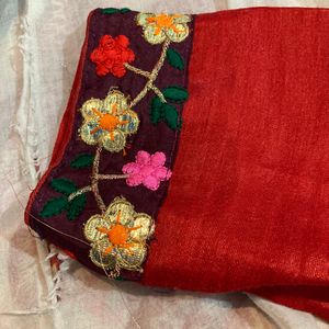 Embroidery Boder Work Saari