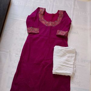 Kurti Plazo Set (4 Inch Margin)