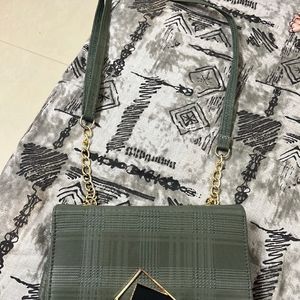 Green Sling Bag