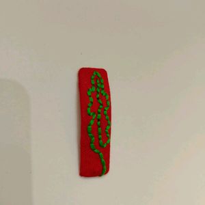 Hand Embroidery Hair Clip