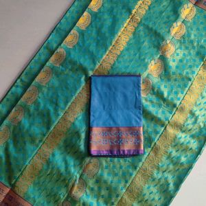 Tissue Pattu Saree From Kanchi