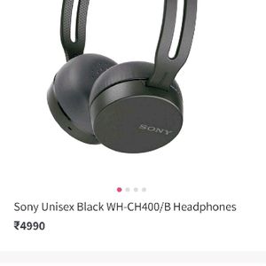 Sony wh Ch 400 Headphones