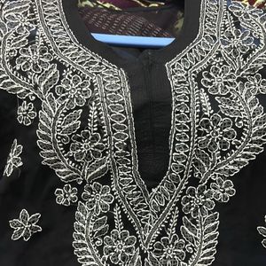 Chikankari Kurta With Inside Top