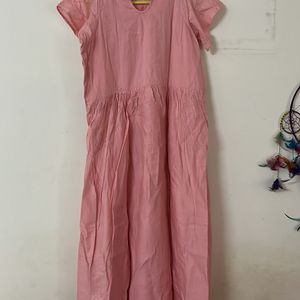 Pink Long Frock