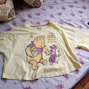 Cute Pooh Crop Top