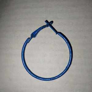 Hoop Earring (Blue Colour)