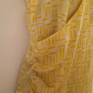 Yellow Printed Top (Women's)