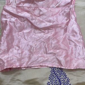 SATIN CROP TOP