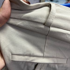 Straight Fit Beige/off-white pants