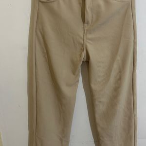 Beige Trousers