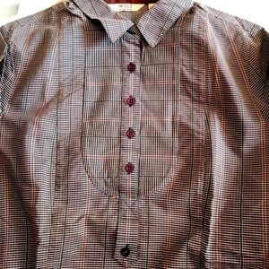 Original Wills Classic Check Top/Collared Top