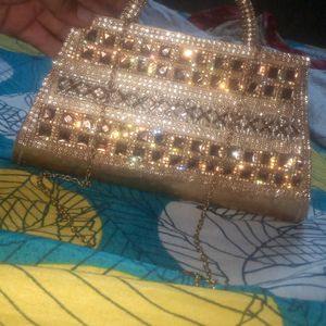 GOLDEN Stone Clutch