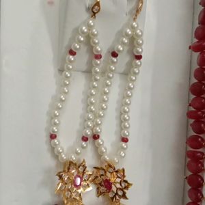 Royal Nizami Pearl Jewellery With Adjustable Dori