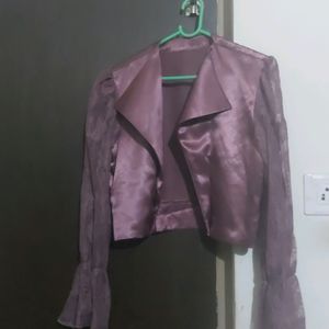 Custome Made Italin Satin Blazer