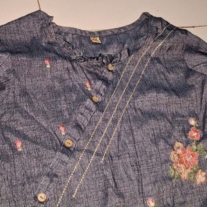 Stitched floral Kurti