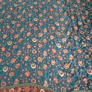 Dark Yash Crepe Material 3.5 Metres