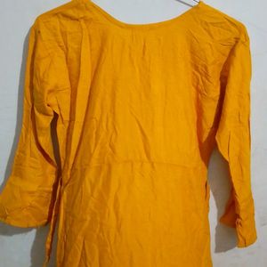 MUSTERD COLOR KURTI