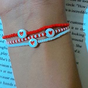 Red Bracelet Stack ❤️