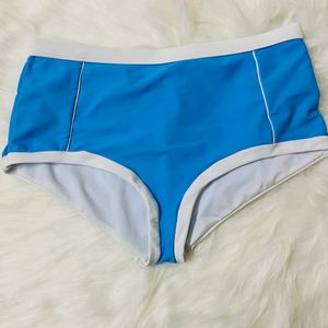 Blue & White Padded Bikini Set