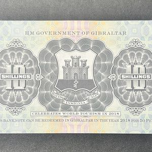 Sale. 10 Shillings Gibraltar Nice Condition