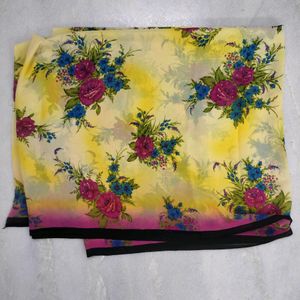 MultiColour Printed Saree