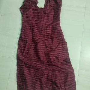 Maroon Colour Kurti