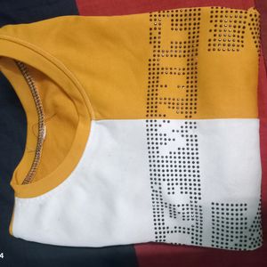 Orange T Shirt Full Sleeve