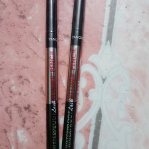 2 Liquid Waterproof Pencil Eyeliner