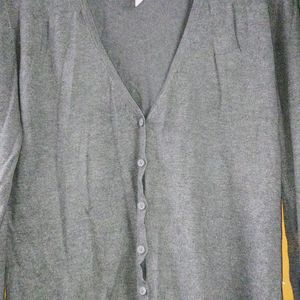 Women V Neck Cardigan