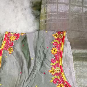 Chanderi Fancy Cotton Saree