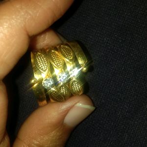 Too Shiny Spiral Finger Golden Ring