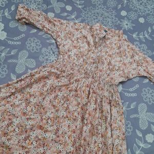 Mini Frock with Flower print