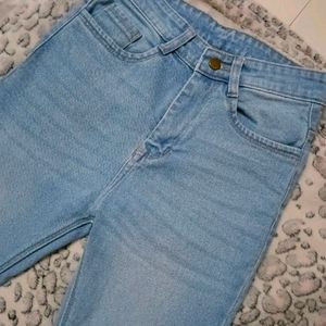 Light Blue Bell Bottom Jeans