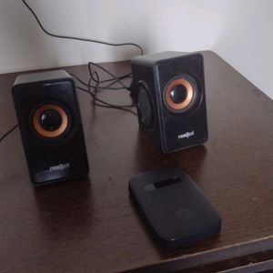 Combo Of Jiofi Router & Speakers