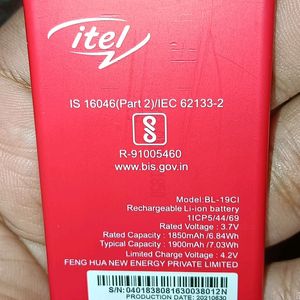 ITEL ORIGINAL BATTERY