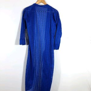 Royal Blue Long Coat(Women's)