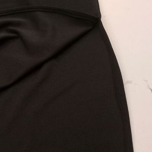 COLOR CAPITAL Women Bodycon Black Dress