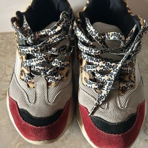 Original- Steve Madan Leopard Print Shoes