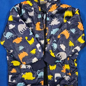 Dinosaurs 🦖 🦕 Printed Fleeced Jacket For Kids
