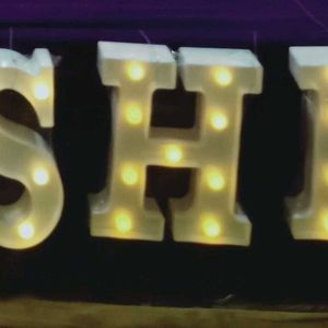 Battery Operated LED Marquee Letter Light Sign