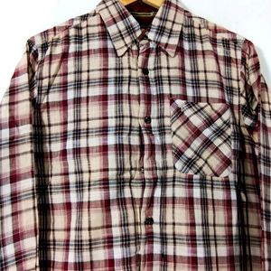 Woodland Multicolour Checks Printed Shirt (Men)