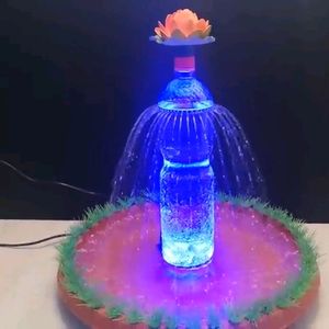 artificial water bottle decoration waterfall