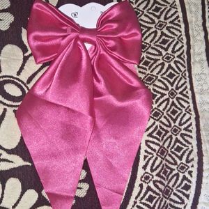 Pink Satin Bow