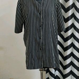 Plus Size Striped Top