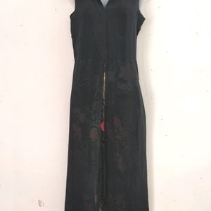 Black Printed Dress ( Women)