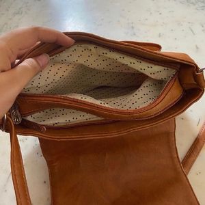 TAN SLING BAG