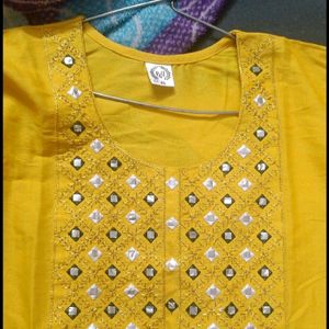 Mirror Work Kurta